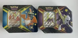 Pokemon Shining Fates V Tins Boltund & Cramorant - Sealed - Image 1