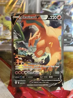 Charizard V 154/172 Alt Art Sword & Shield: Brilliant Stars Pokemon TCG PERFECT! - Image 1