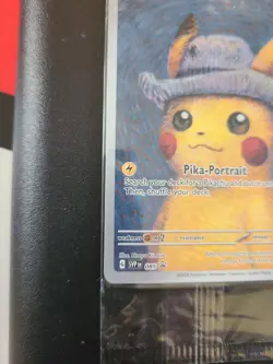 Pokemon TCG Pikachu With Grey Felt Hat Van Gogh Full Art Promo SVP #085- Sealed - Image 3