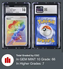 Pokemon Fusion Strike 278/264 Shauna Full Art Trainer 2021 Holo CGC 10 GEM MINT - Image 1