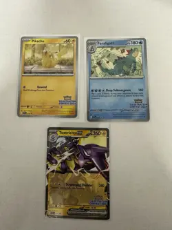 [SVP] Pokemon Illustration Contest 2024 Promo Pikachu, Feraligatr, Toxtricity - Image 1