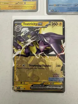 [SVP] Pokemon Illustration Contest 2024 Promo Pikachu, Feraligatr, Toxtricity - Image 4
