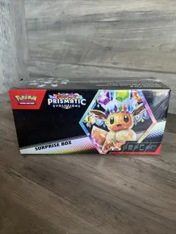 Pokemon Scarlet & Violet Prismatic Evolutions Surprise Box - New Sealed In Hand - Image 1