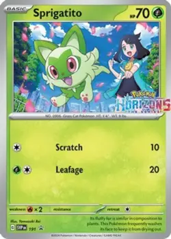 Pokemon Sprigatito - SVP191 - SVP Black Star Promos NM-Mint SV Black Star Promos - Image 1