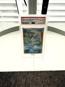 POKEMON 1997 JAPANESE FOSSIL ARTICUNO HOLO #144 PSA 8 - Image 1