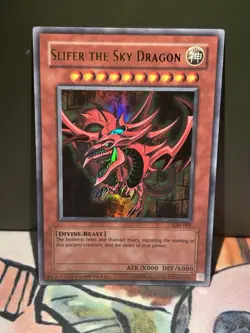 Yu-Gi-Oh Slifer the Sky Dragon GBI-001 NEAR MINT CONDITION/VERY GRADABLE - Image 1