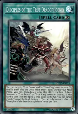 Disciples Of The True Dracophoenix - Super Rare OP05-EN011 - LP - YuGiOh - Image 1