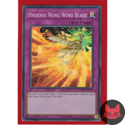 Yugioh Phoenix Wing Wind Blast HISU-EN045 Super Rare 1st Edition NM - Image 1