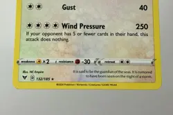 Lugia 132/185 (NM) Holo Rare Sword & Shield: Vivid Voltage 2020 Pokemon Card - Image 4