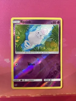 Pokemon Card Spoink Crimson Invasion Reverse Holo 41/111 Near Mint - Image 1