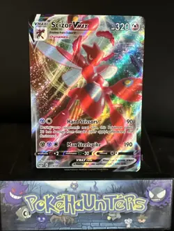 Pokemon Card Scizor VMAX 119/189 Darkness Ablaze Holo Ultra Rare NM - Image 1
