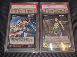 PSA9 Mint Crusade My-Otome Arika & Nina SP Signed 2-Card Set Consecutive PSA - Image 1