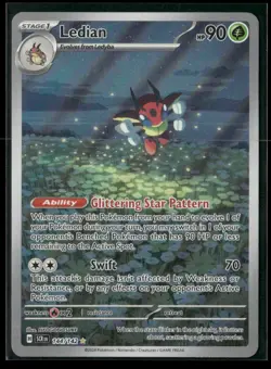 Ledian 144/142 Illustration Rare Stellar Crown Pokemon NM/M - Image 1