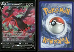 Galarian Moltres V 097/198 Holo V Rare Chilling Reign NM/M Pokemon - Image 3