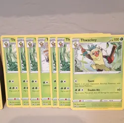 Nintendo Pokemon TCG Grookey Thwackey Rillaboom Lot 15 SWSH EN 011-015/202 - Image 3