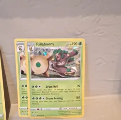 Nintendo Pokemon TCG Grookey Thwackey Rillaboom Lot 15 SWSH EN 011-015/202 - Image 4