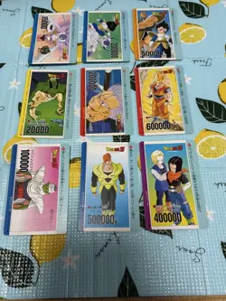 Dragon Ball Z DEKA PP Carddass 9 Card Set Amada Original Vintage Anime JAPAN - Image 1