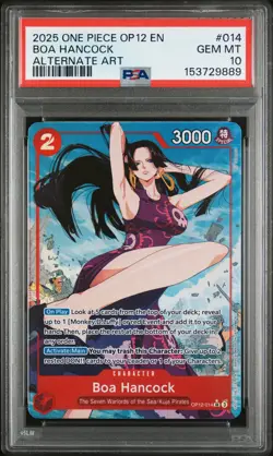 2025 One Piece Op12-Legacy Of The Master #014 Boa Hancock PSA10 - Image 1