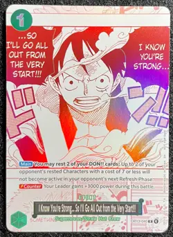 I Know You're Strong. So I'll Go All Out from the Very Start! OP13-040 Promo - Image 1