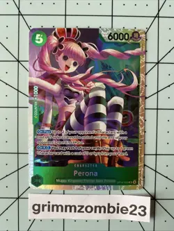 One Piece Perona - OP14-033 The Azure Sea's Seven Foil SR - Image 1