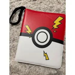 Pokemon card holder zippered binder NIP 1080 capacity 9 cards per page!! - Image 1