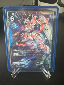 Gundam Card Game - Full Armor Unicorn (Destroy Mode) - U+ - [ENG] - [NEAR MINT] - Image 1