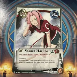 Sakura Haruno 189 Naruto CCG Rare Shonen Jump’s Card LP - Image 1