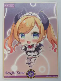 Yuzuki Choco Purple Cheer (P) - NM hY05-006 PROMO hololive Official Card Game EN - Image 1