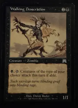Walking Desecration- Onslaught - Magic The Gathering MTG Card - Image 1