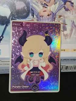 Purple Cheer Yuzuki Choco Hololive TCG Card Game SY hY05-005 - Image 1
