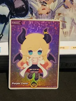 Purple Cheer Yuzuki Choco Hololive TCG Card Game SY hY05-005 - Image 2