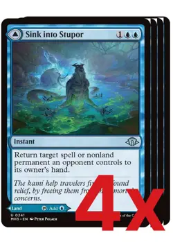 4x Sink into Stupor MH3 MTG Playset NM #241 - Image 1