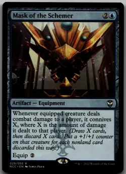 Mask of the Schemer R Commander: Streets of New Capenna 28 LP - Image 1