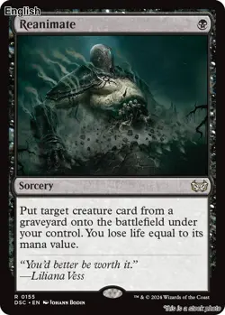 Reanimate EN [DSC - 155] - NM TCG MTG - Image 1