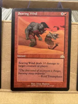 4x Searing Wind MTG Prophecy Rare LP Magic - Image 4