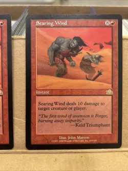 4x Searing Wind MTG Prophecy Rare LP Magic - Image 5