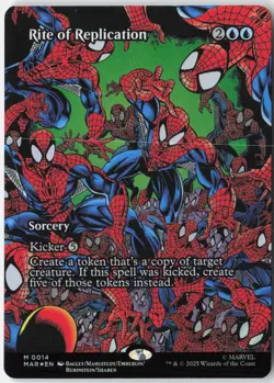 Rite of Replication (Borderless) Marvel Universe Magic: The Gathering Foil NM - Image 1