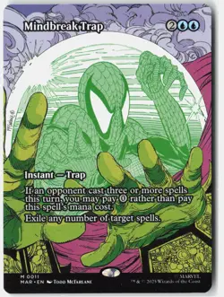 Mindbreak Trap (Borderless) 11 Marvel Universe MTG NM - Image 1