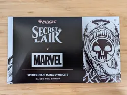 MTG Secret Lair x Marvel's Spider-Man: Mana Symbiote - Raised Foil - Sealed - Image 1