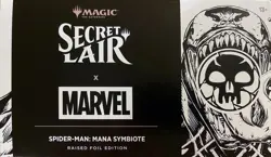 *SEALED* MTG Secret Lair x Marvel's Spider-Man: Mana Symbiote - Raised Foil - Image 1
