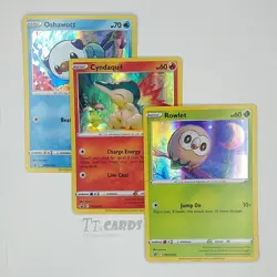 Black Star Promo - Cyndaquil SWSH221 Rowlet SWSH220 Oshawott SWSH22 Pokemon TCG - Image 1