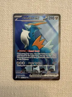 Cobalion ex Full Art Rare 103/086 Chaos Rising Pokemon TCG NM - Image 1