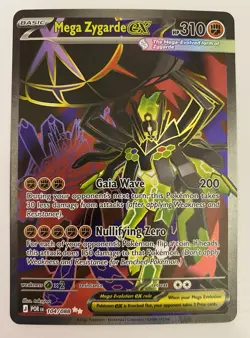 GEM MINT Pokemon Mega Zygarde EX 104/088 Full Art MEGA EVOLUTION PERFECT ORDER - Image 1