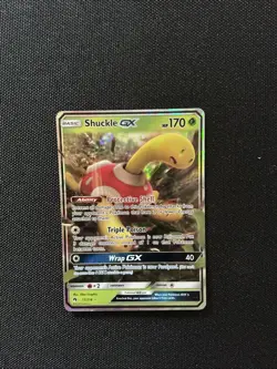 Pokemon Shuckle GX 17/214 Sm-Lost Thunder Holo 170hp LP - Image 1