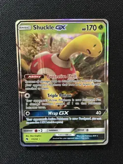 Pokemon Shuckle GX 17/214 Sm-Lost Thunder Holo 170hp LP - Image 2
