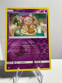 Pokemon TCG Hoopa Reverse Holo Uncommon 54/131 Forbidden Light - Image 1