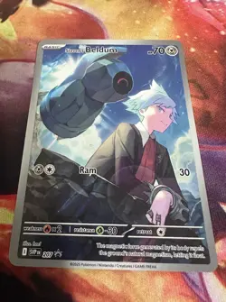 Pokemon TCG Steven's Beldum SVP 207 Rival Battle Deck Black Star Promo Card NM - Image 1