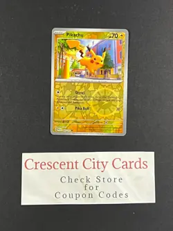 Pokemon TCG - Pikachu 62/193 - Paldea Evolved - Reverse Holo - NM Free Shipping - Image 1