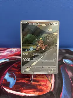 Pokemon Kangaskhan sv10: Paldea Evolved Illustration Rare Full Art Holo 204/182 - Image 1