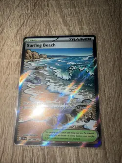 Surfing Beach 114/086 Pokemon Chaos Rising - Image 1